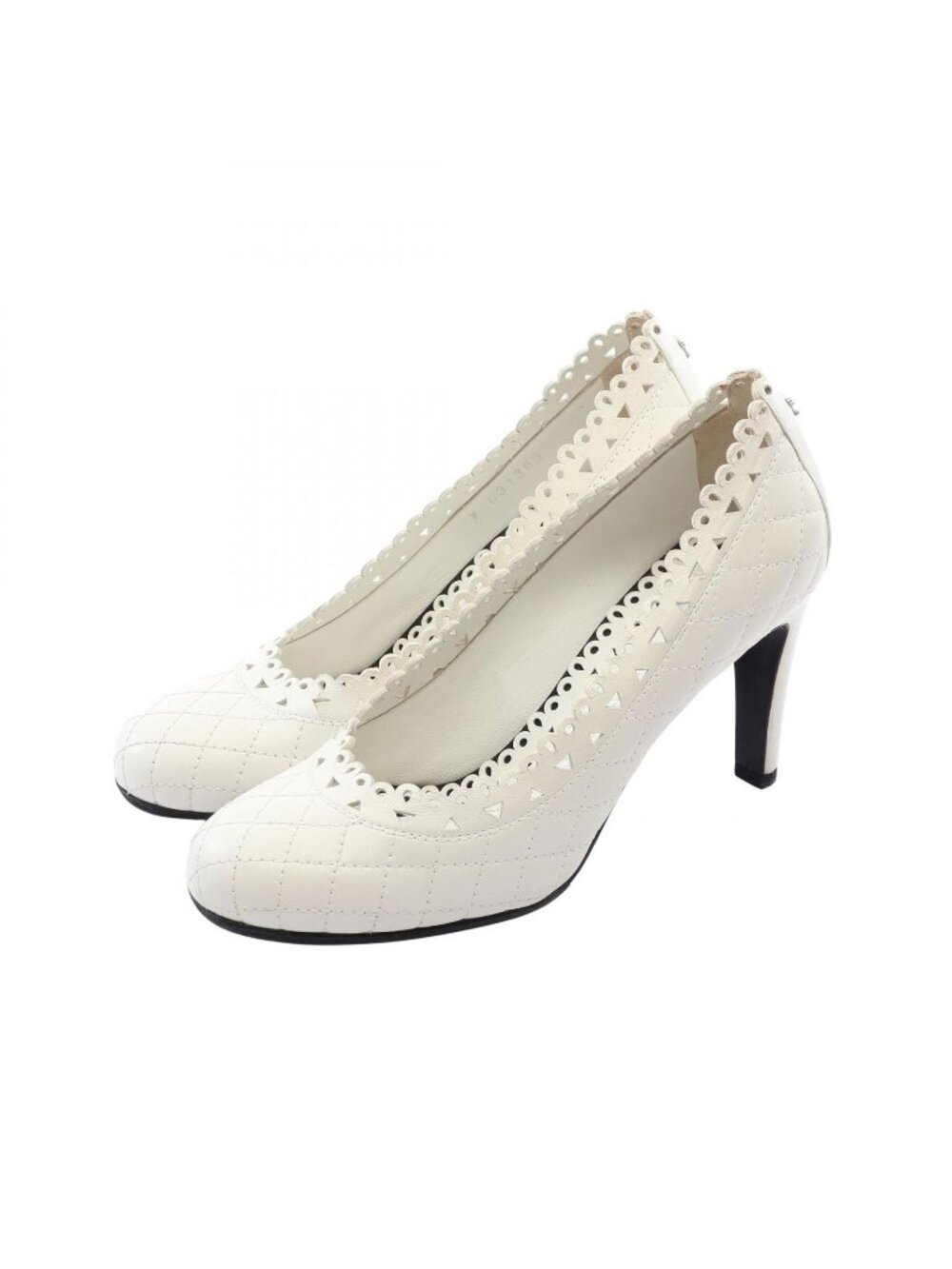 Chanel Pumps Quilted Leather Heels